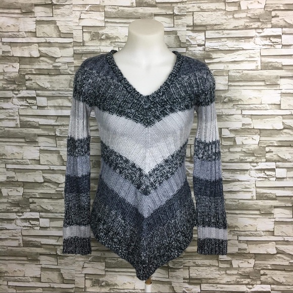 •HP• Ultra Flirt V-NeckLoose Knit Tunic Sweater S - Picture 1 of 5
